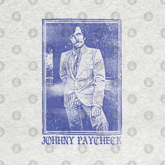 Johnny Paycheck / Old School Xerox Style Fan Design by DankFutura